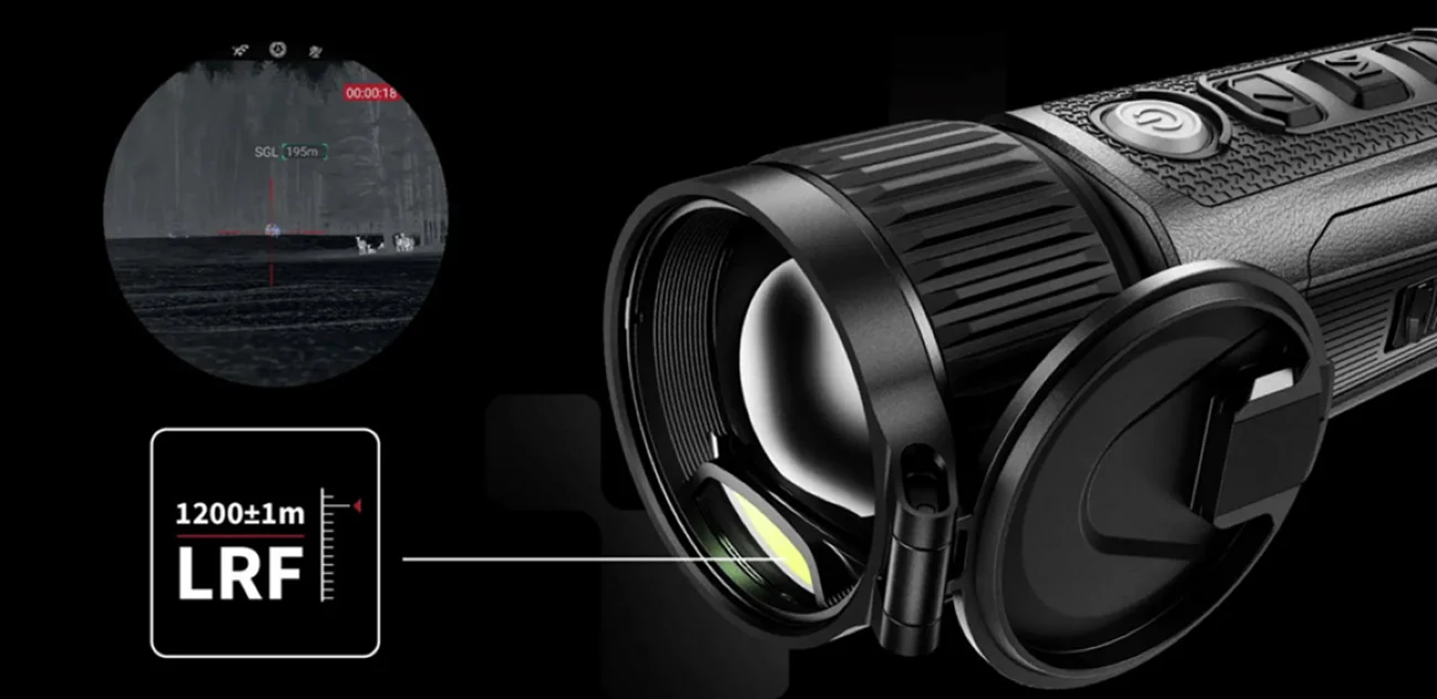 Pomiar odległości do 1200 metrów za pomocą dalmierza laserowego Vista S50R